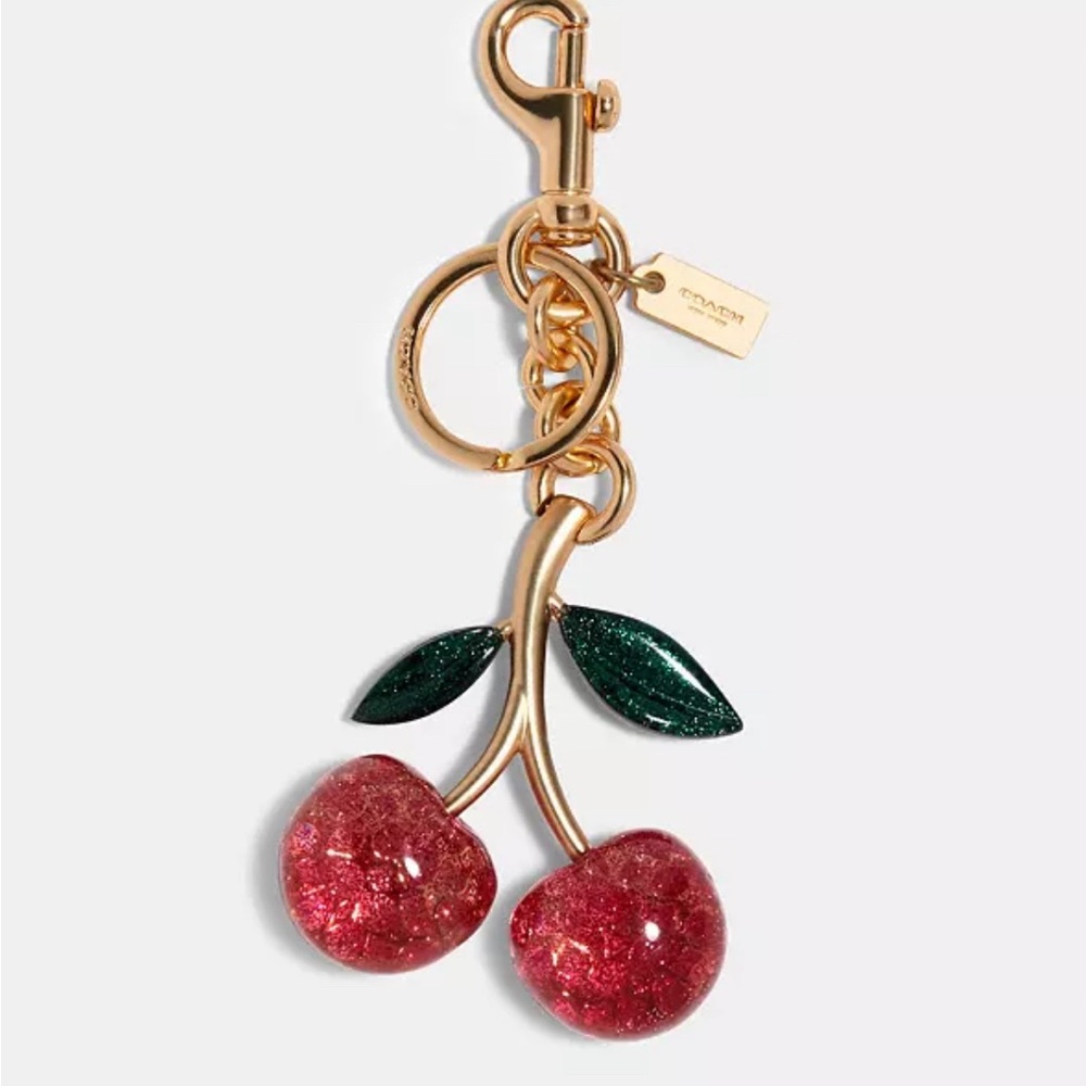 Coach Strawberry Bag Charm NEW - Picture 2 of 5